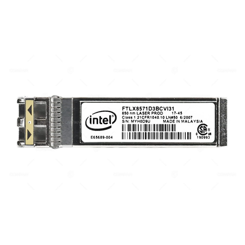 E65689-004 INTEL 10GB SFP+ 850NM OPTICAL TRANSCEIVER MODULE